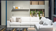 Click to view / Swing adjustable sofa wall bed unit