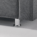 Sofa bed chrome leg