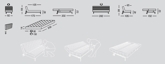 sofa and sofa bed messurments